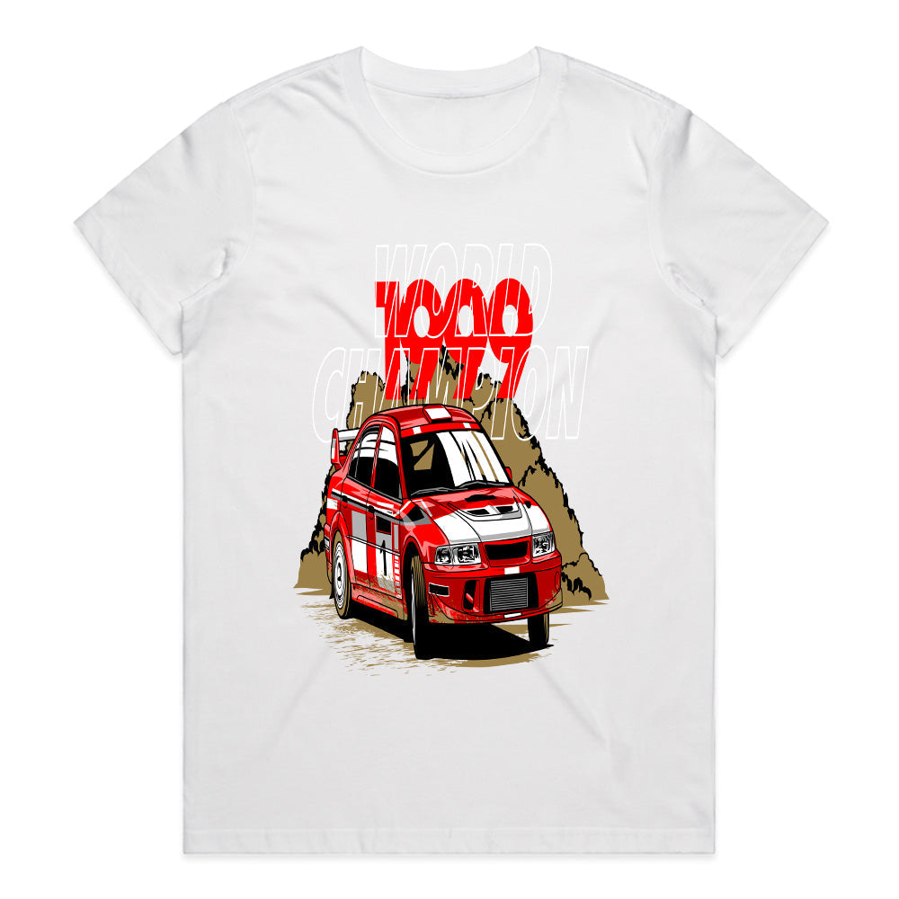 Mitsubishi Lancer Evolution VI – World Champion Rally Tee