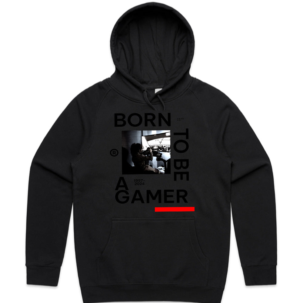 "Born to Be a Gamer – Minimalist Gaming Lifestyle T-Shirt"