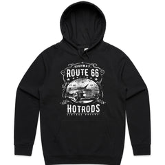 Route 66 Hot Rod T-Shirt – Vintage Highway Racer Classic Car Tee