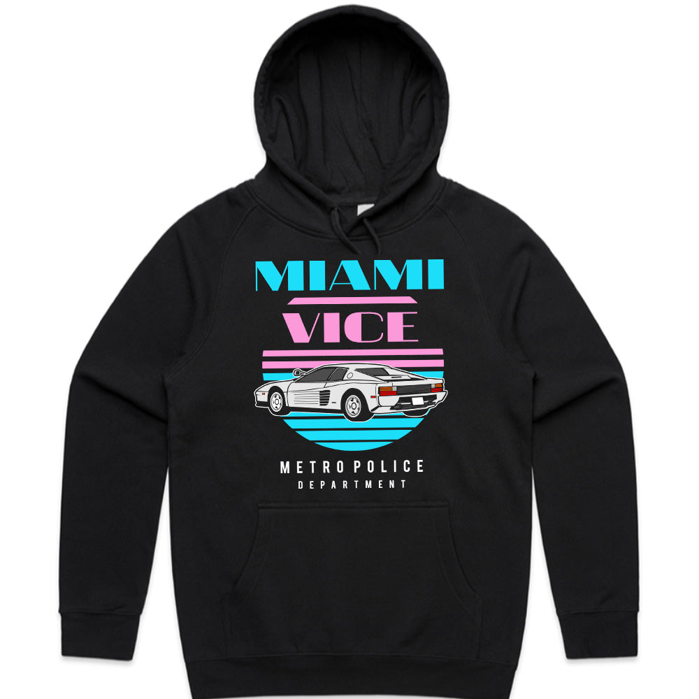 Miami Vice Retro 80s T-Shirt – Classic Supercar & Neon Aesthetic
