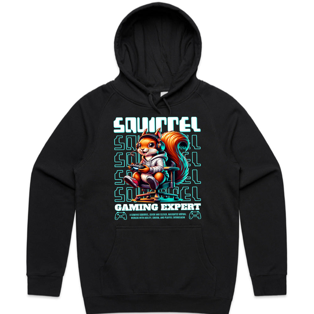 "Squirrel Gaming Expert – Fun Gamer T-Shirt for Quick & Clever Players"