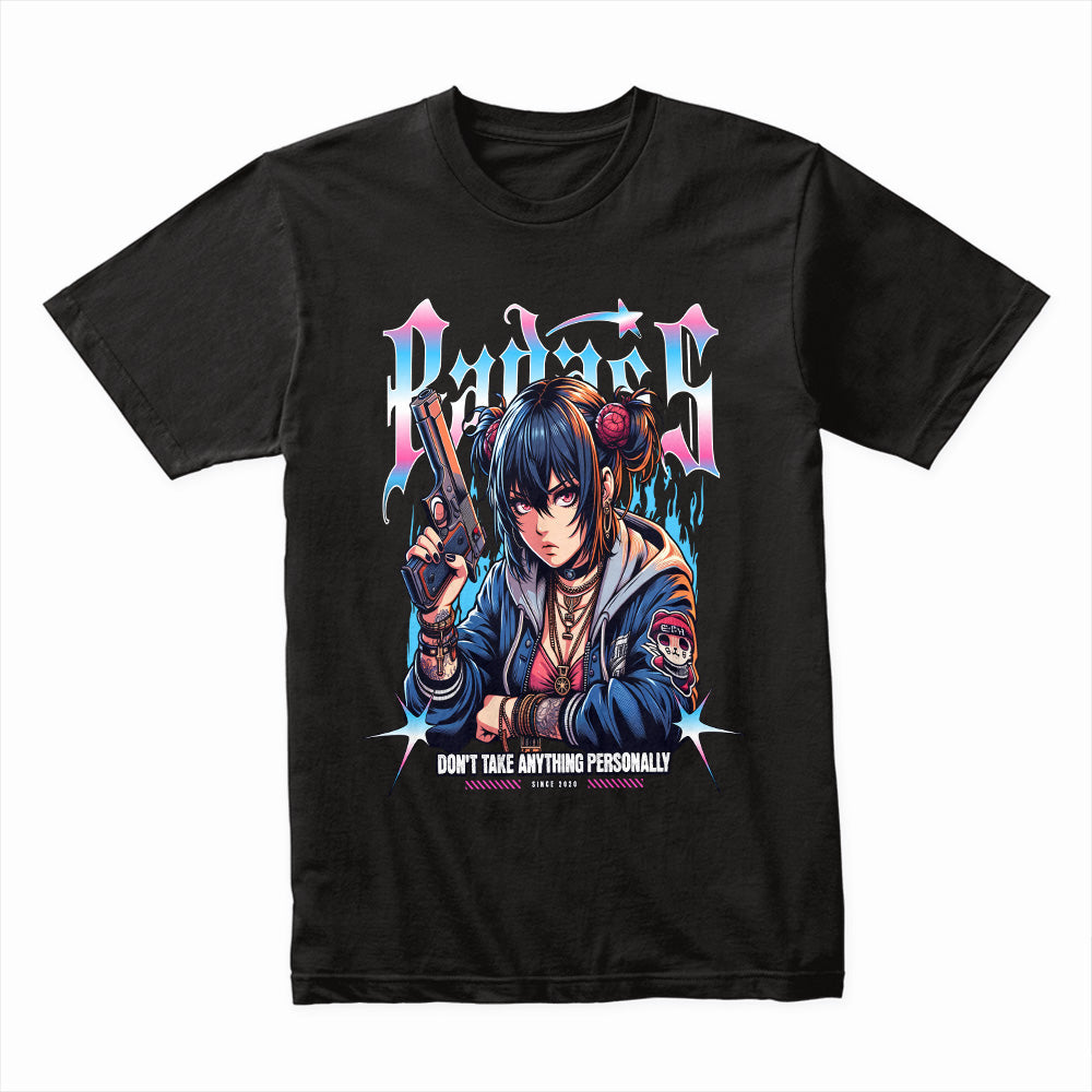 Ruthless Rebel – Badass Anime Streetwear Tee