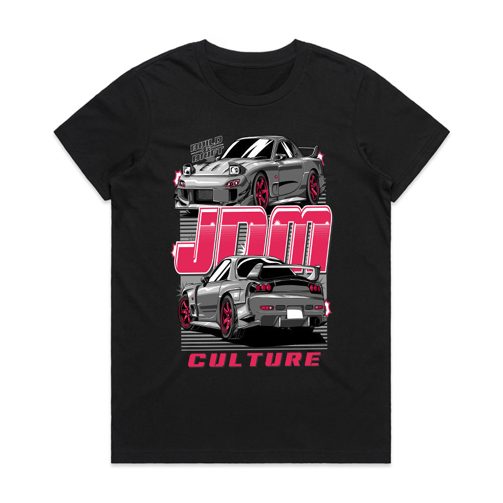 JDM Culture – Build & Drift RX-7 Tribute Tee