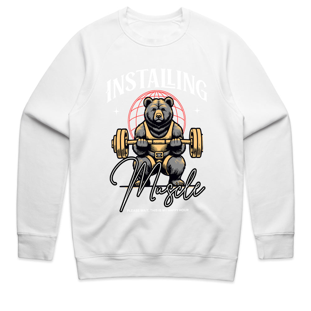 Installing Muscle Gym Bear T-Shirt – Funny Fitness & Powerlifting Workout Tee