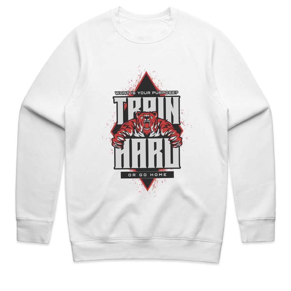 Train Hard or Go Home Gym Tee – Fierce Fitness & Workout Motivation Shirt
