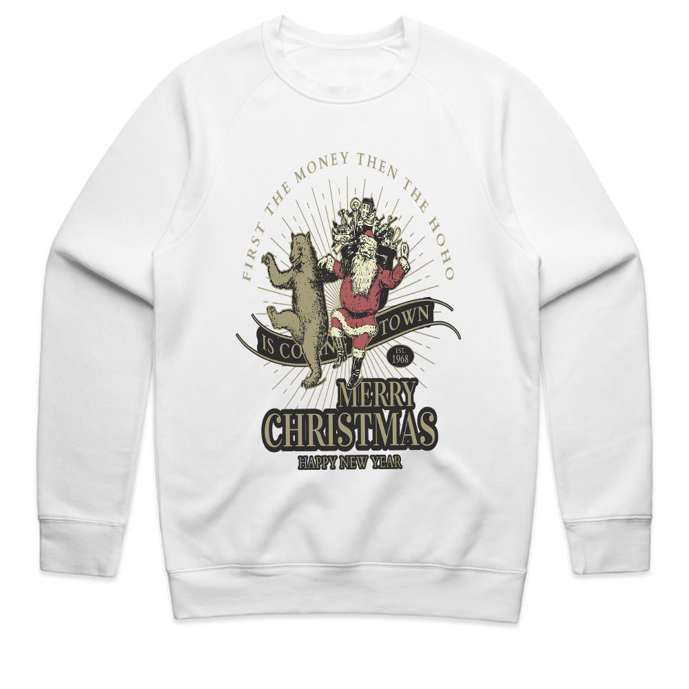 Santa’s Money Dance Christmas Tee – Funny Holiday Party Shirt