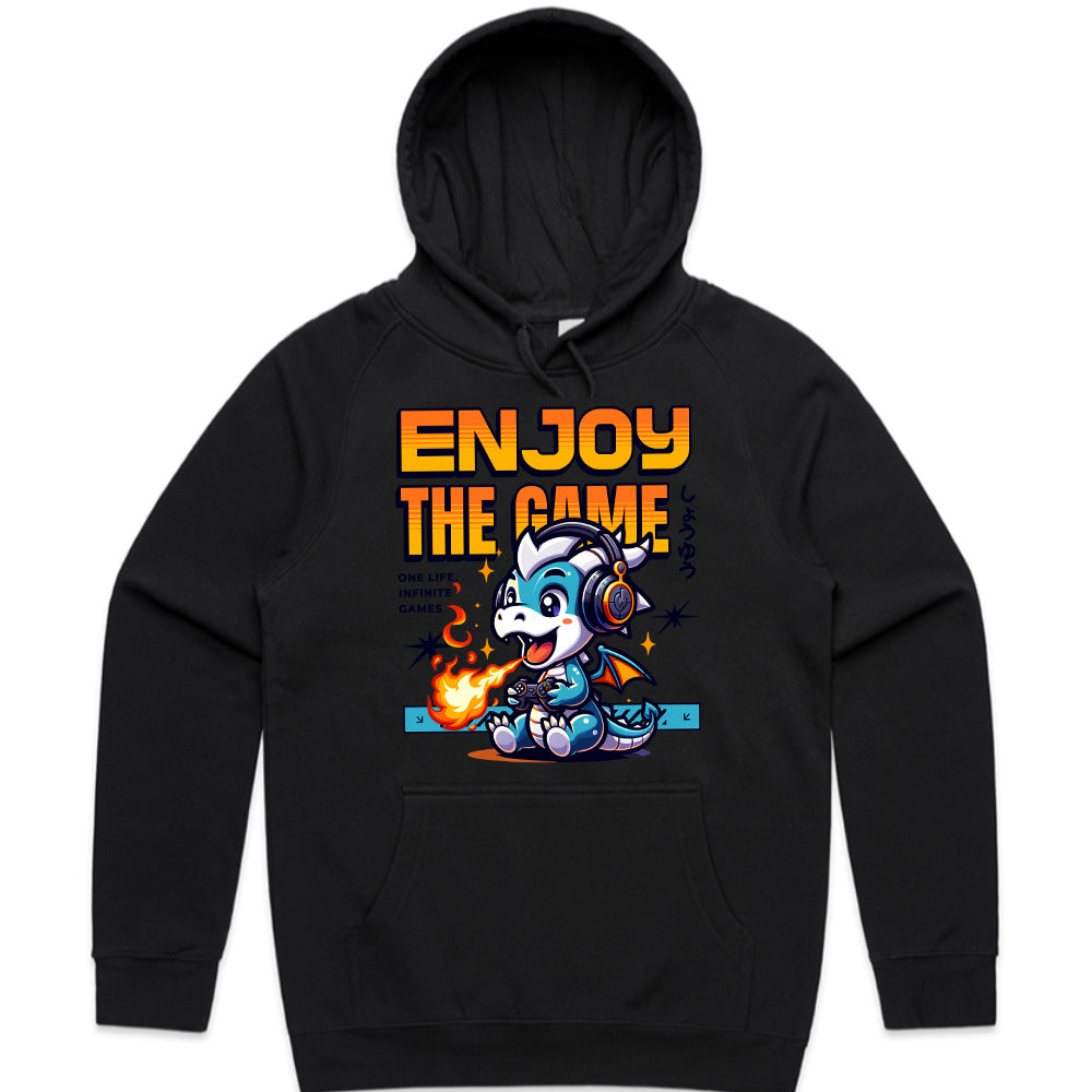 Gamer Dragon T-Shirt – "Enjoy the Game" Cute Gaming Dragon Design