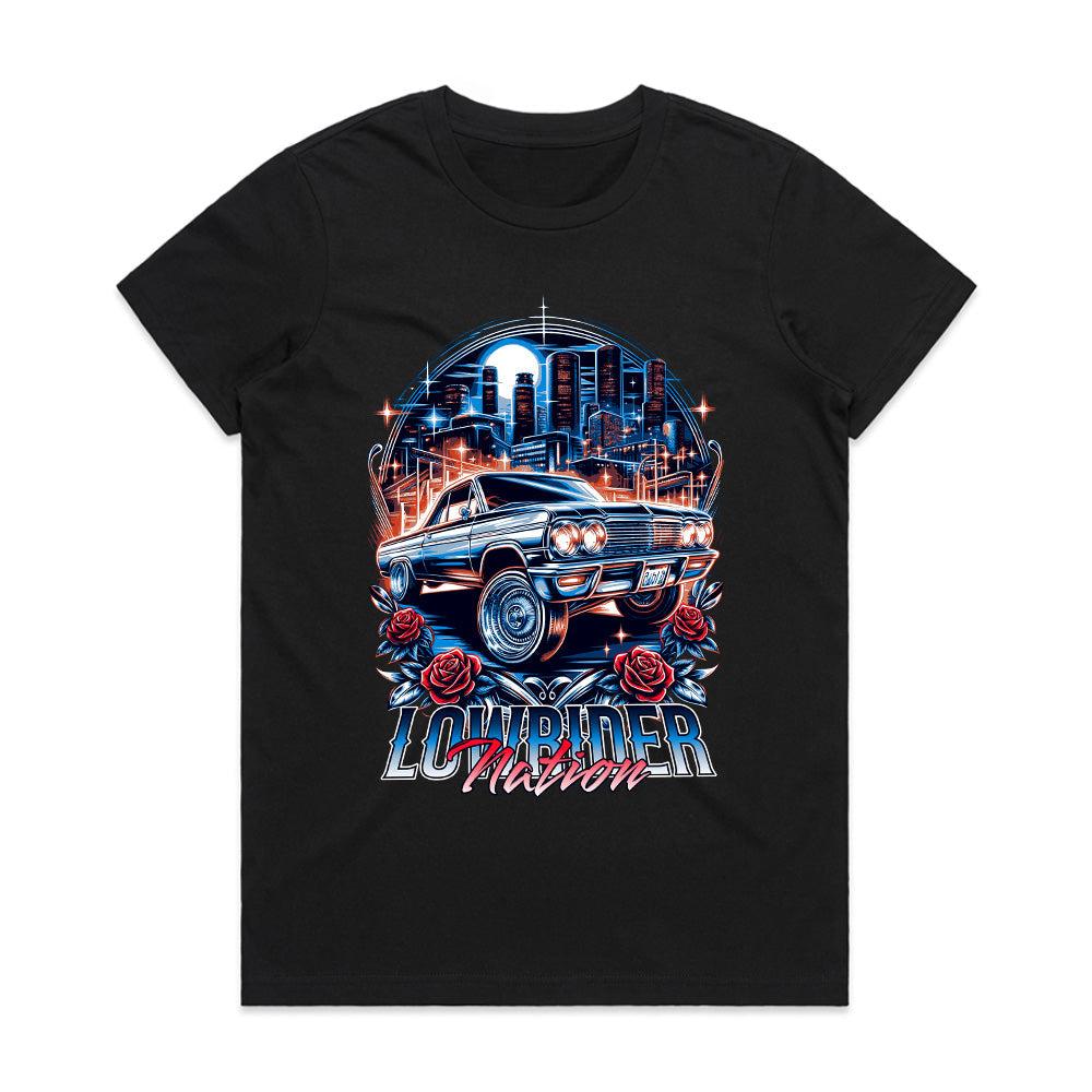 Lowrider Nation T-Shirt – Classic Cruising & Urban Street Style