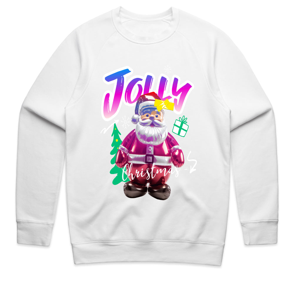 Jolly Christmas Retro Santa Tee – Fun & Festive Holiday Shirt