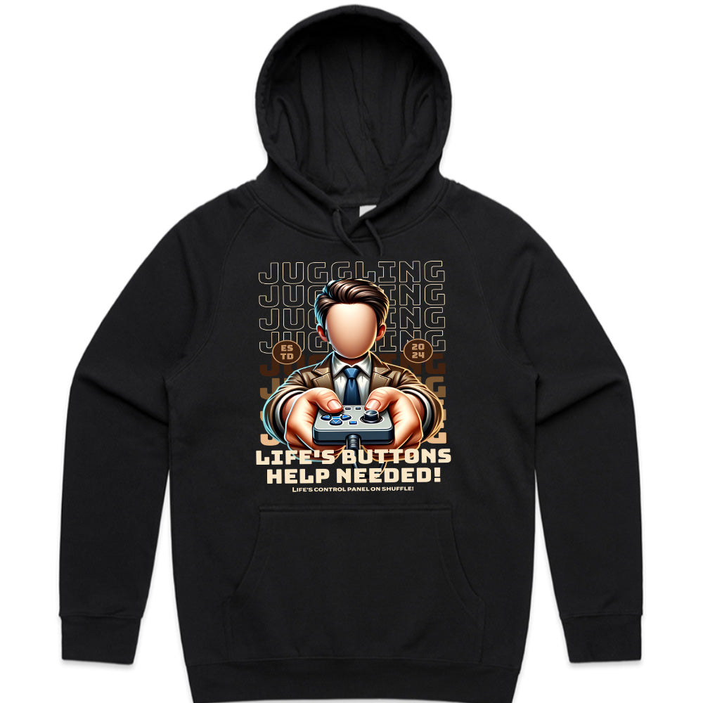 Life’s Buttons – Help Needed! Gamer Juggling Mode T-Shirt
