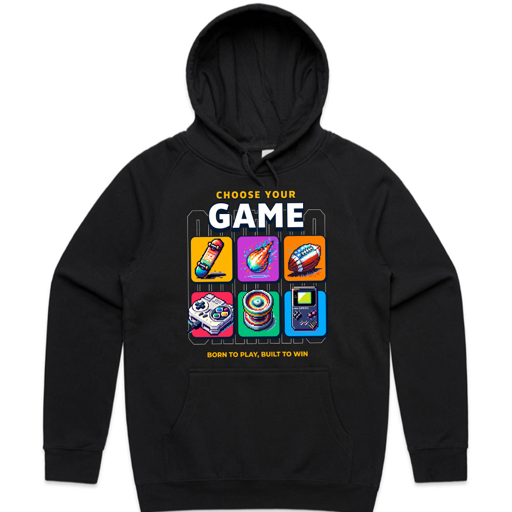 Choose Your Game – Retro Pixel Art Gamer T-Shirt