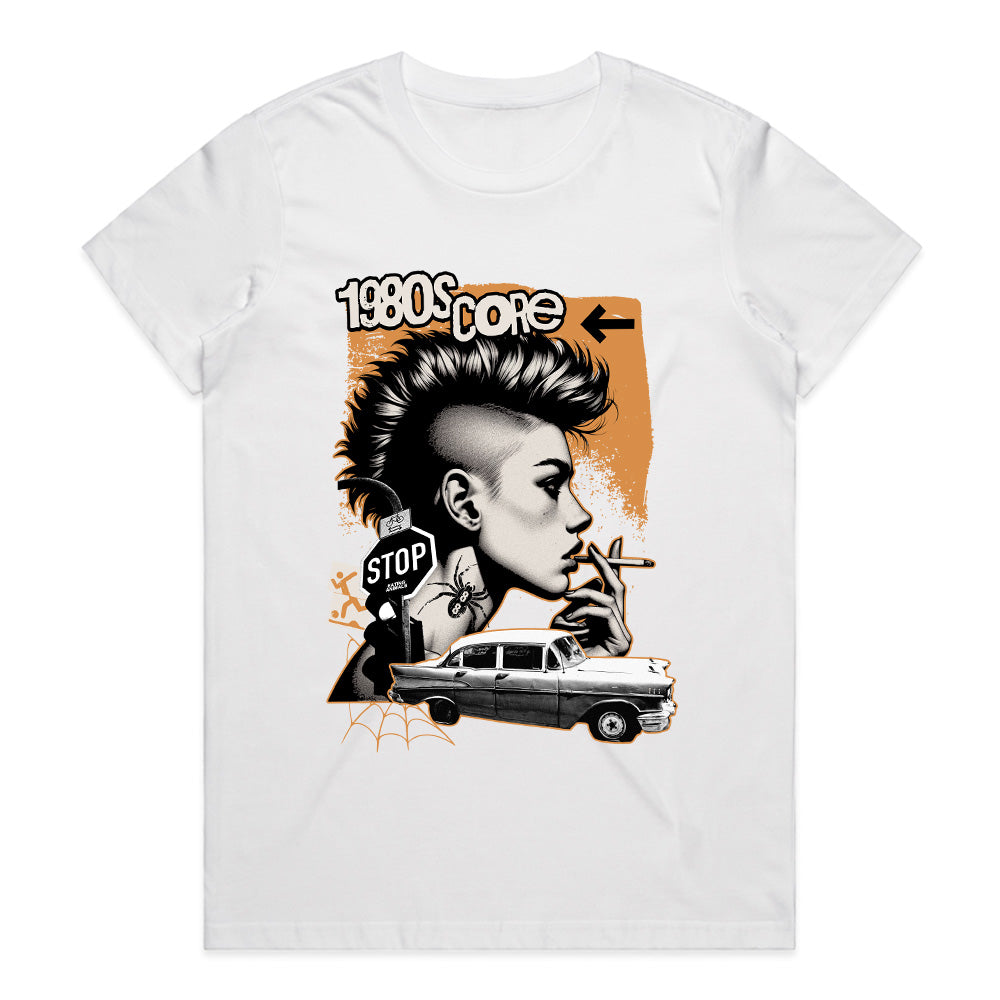 1980s Score – Retro Punk Rebellion Tee