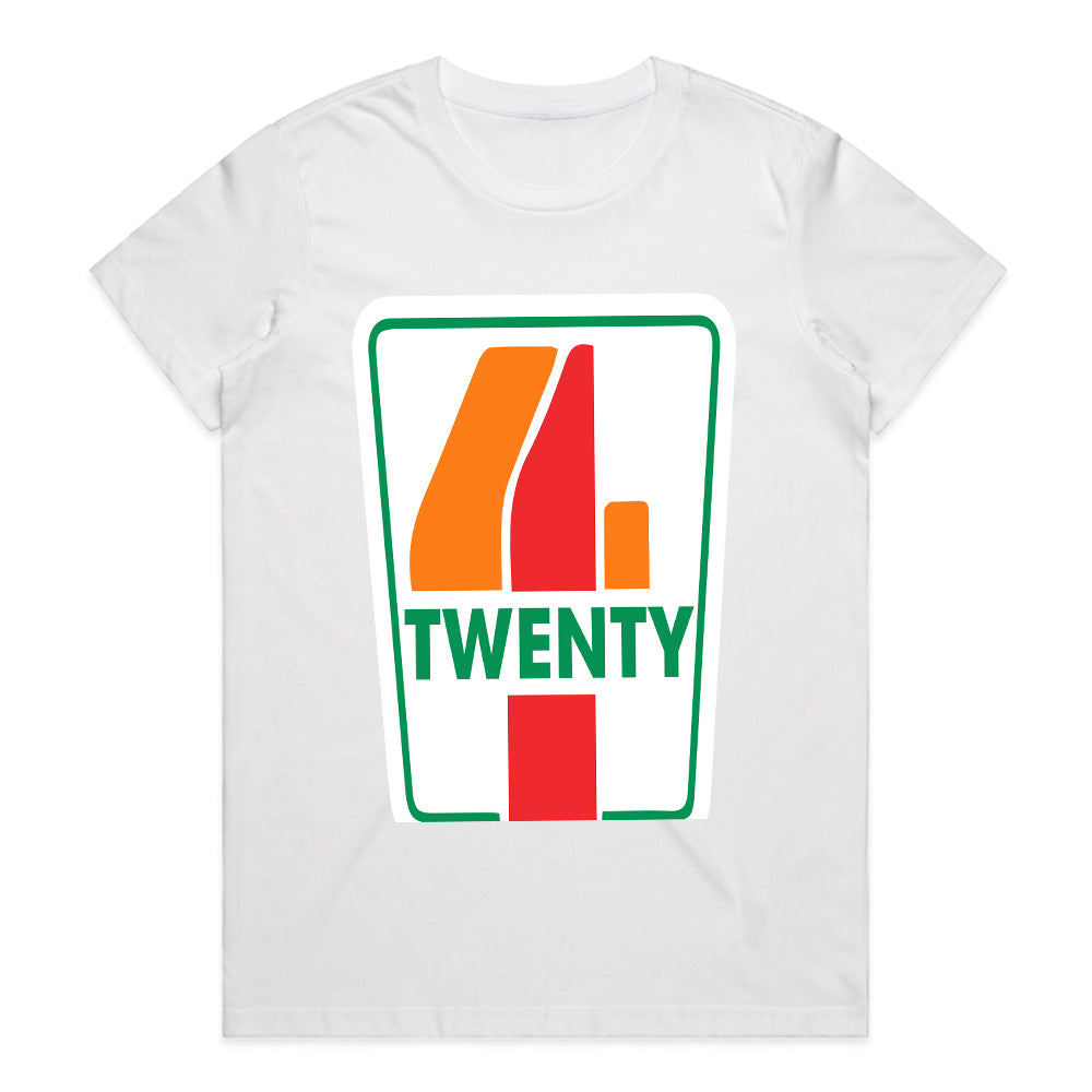4-Twenty Street Style Graphic T-Shirt – Retro Design with Bold Typography
