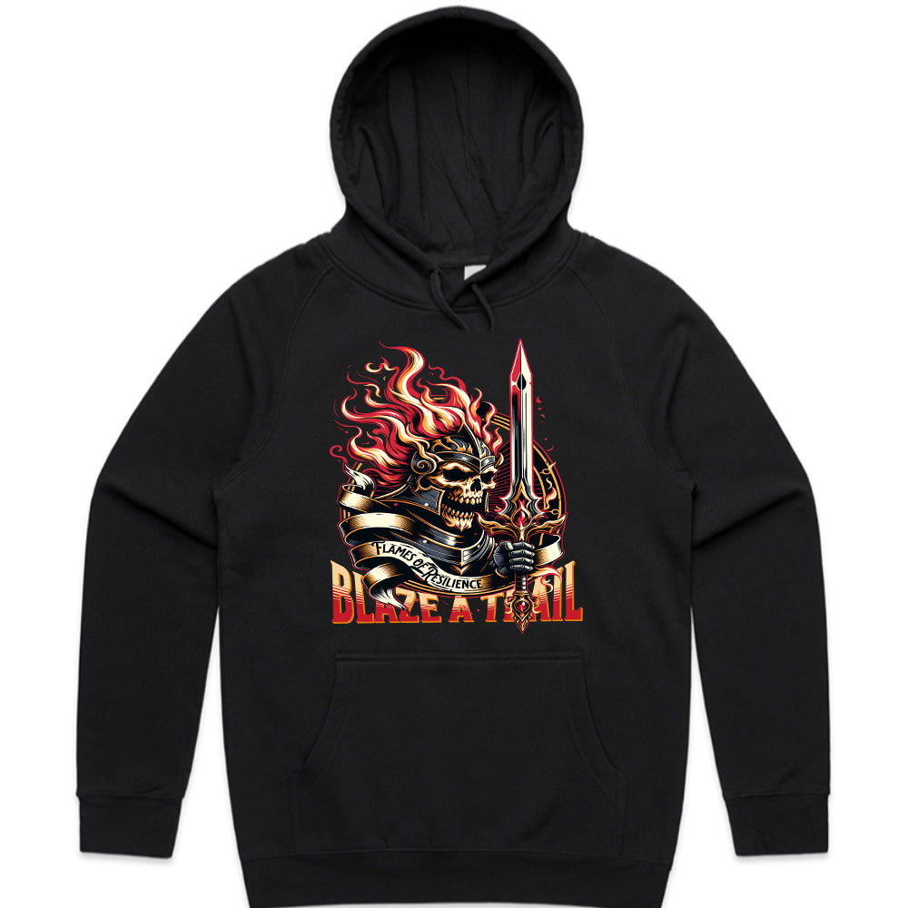 Blaze A Trail – Flames of Resilience Warrior Tee