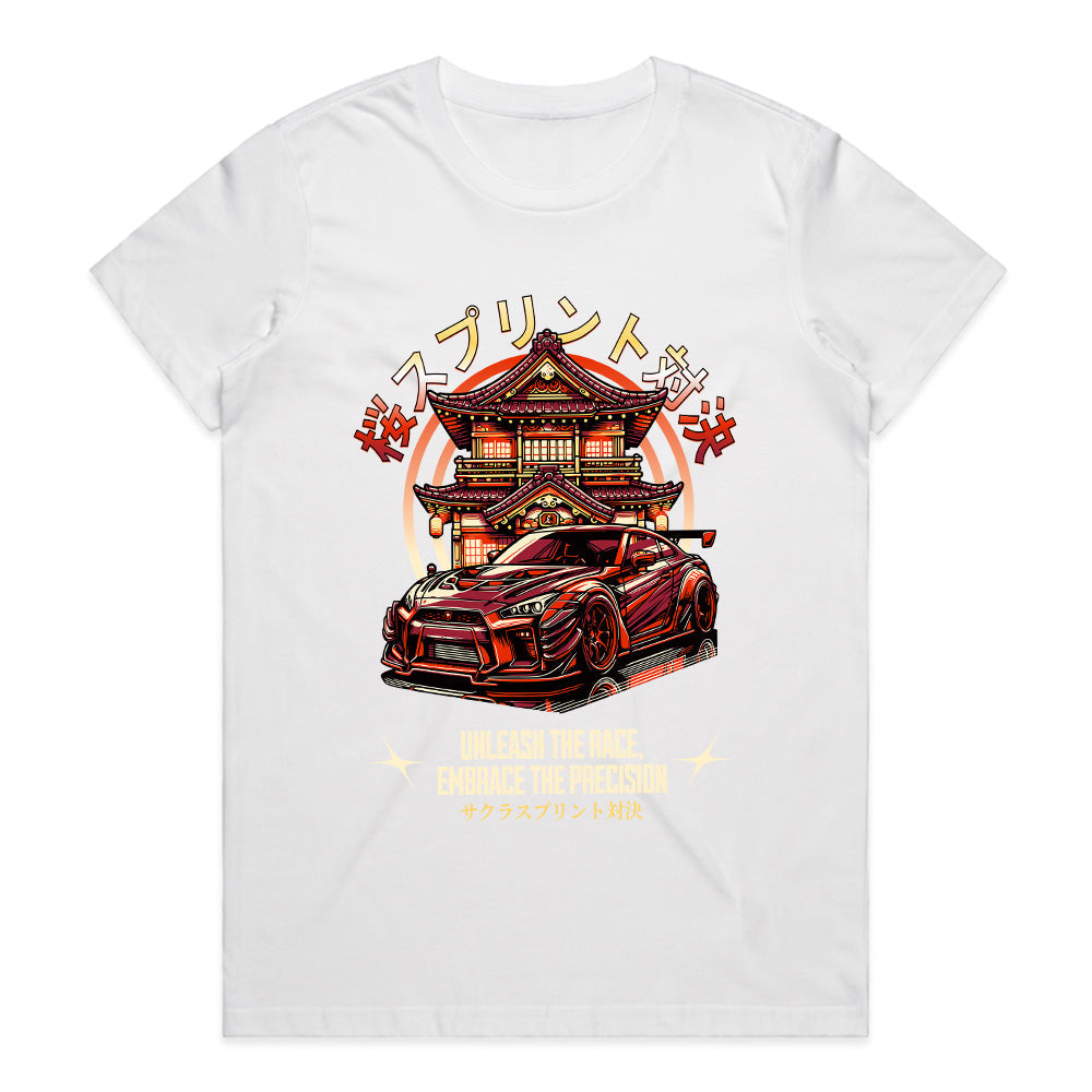 Sakura Sprint Showdown – Japanese Racing Warrior Tee