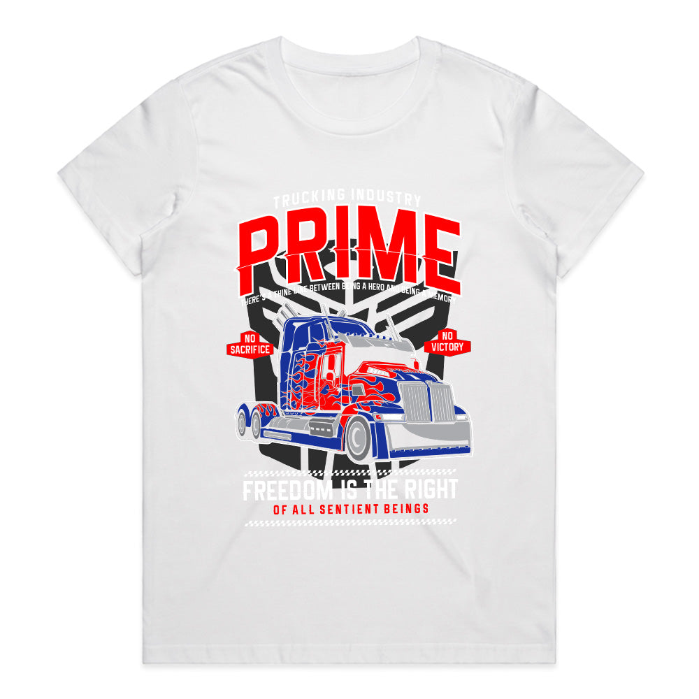 Trucking Industry PRIME T-Shirt – Big Rig Heroic Semi-Truck Design