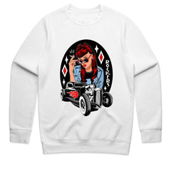 Rockabilly Rebel Hot Rod T-Shirt – 50s Vintage Pin-Up Car Culture Tee