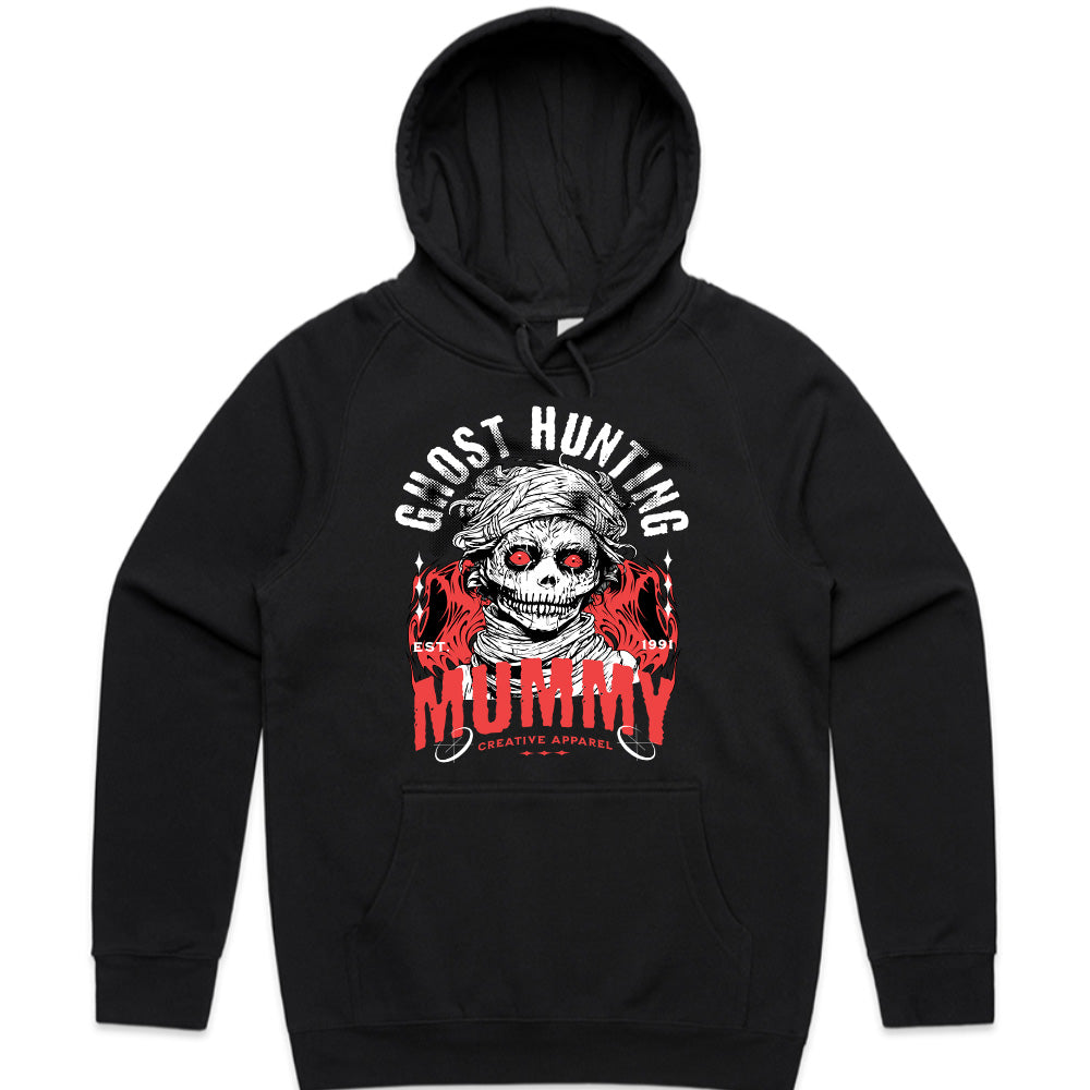 Ghost Hunting Mummy T-Shirt – Horror Gothic Streetwear