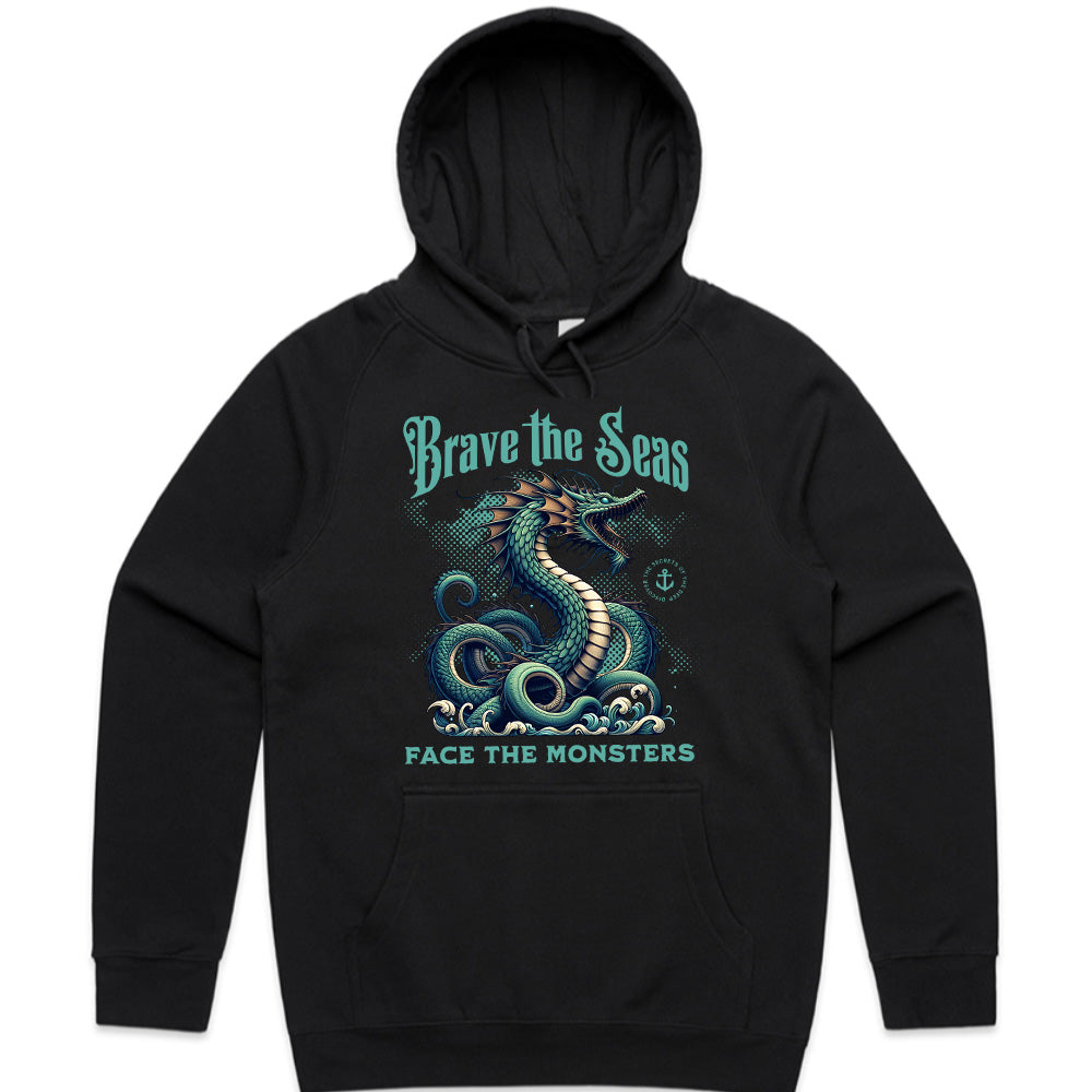 Brave the Seas T-Shirt – Face the Monsters & Conquer the Depths