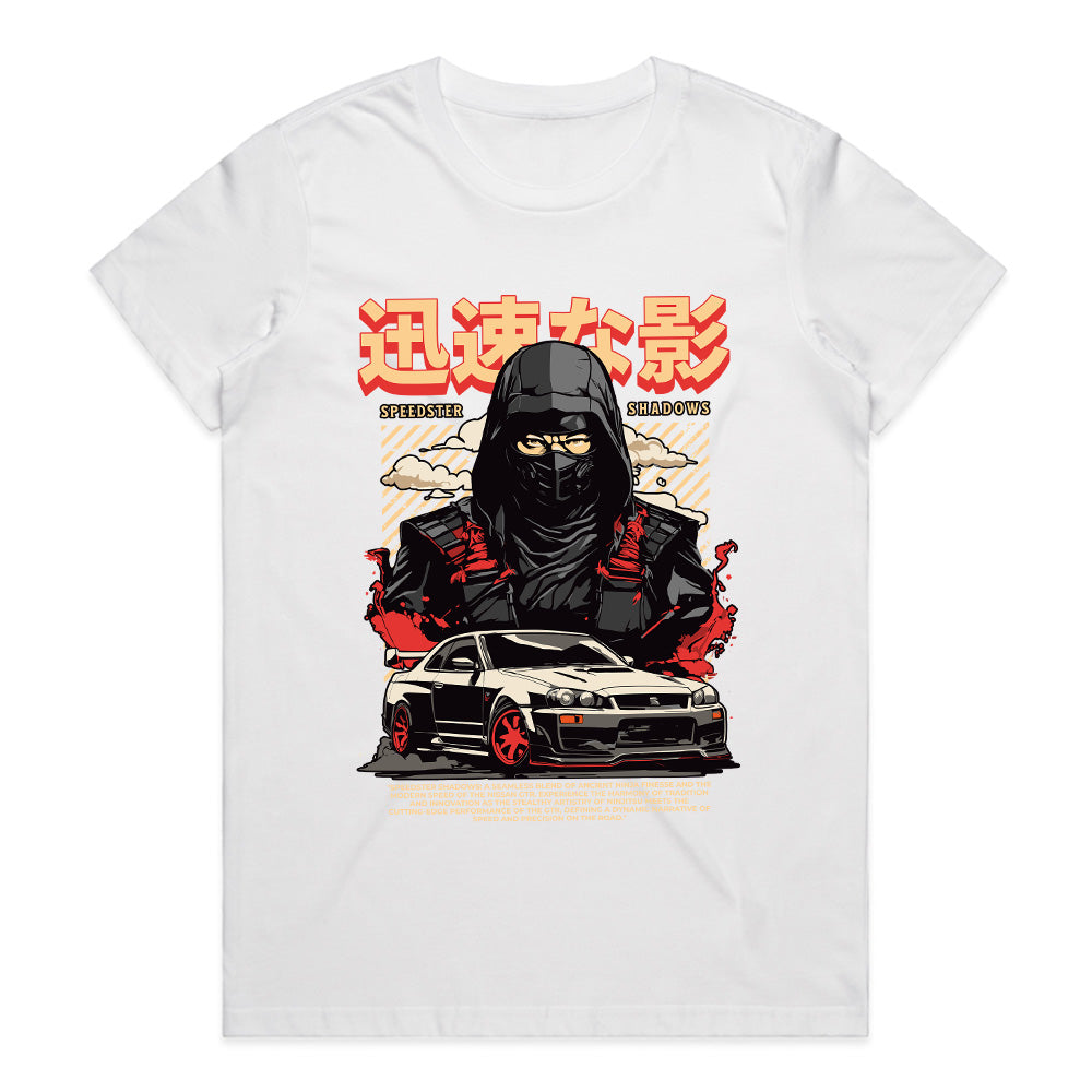 Speedster Shadows – Ninja JDM Street Racing Tee