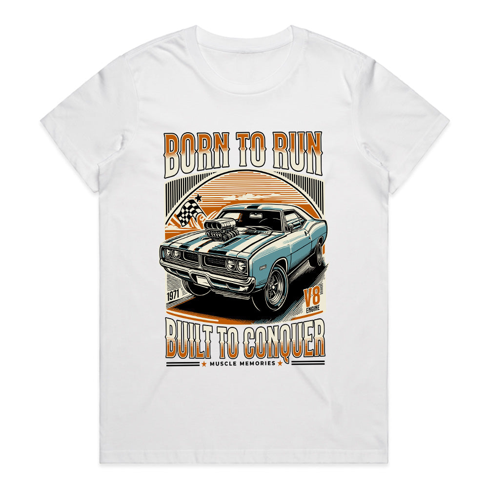 Born to Run – Vintage Muscle Car Power Tee