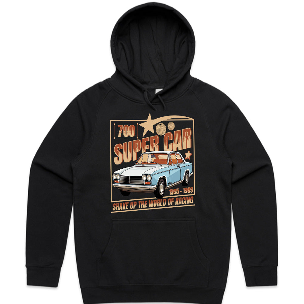700 Super Car" Retro Racing T-Shirt – Vintage Motorsport-Inspired Streetwear