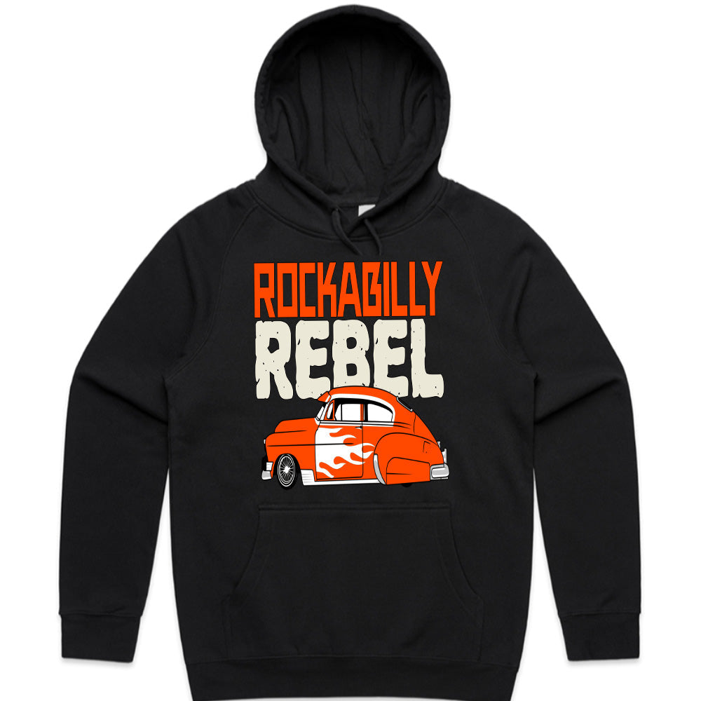Rockabilly Rebel T-Shirt – Vintage Hot Rod Lowrider Classic Car Tee