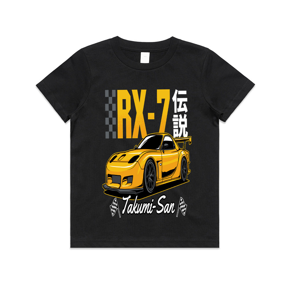 RX-7 Takumi-San – JDM Rotary Legend T-Shirt