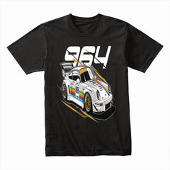 Porsche 964 Turbo Racing Tee – Retro Motorsport Tribute
