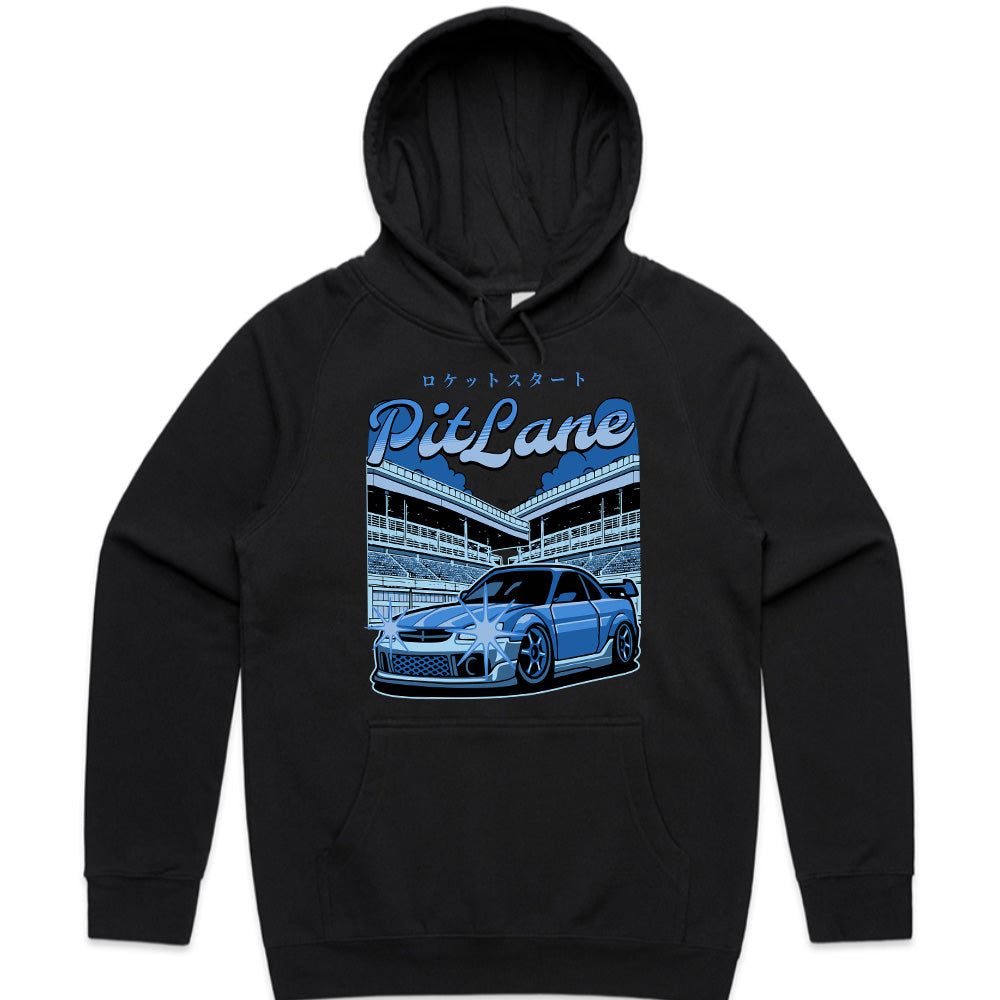 "PitLane Rocket Start" JDM Racing T-Shirt – Track-Ready Streetwear