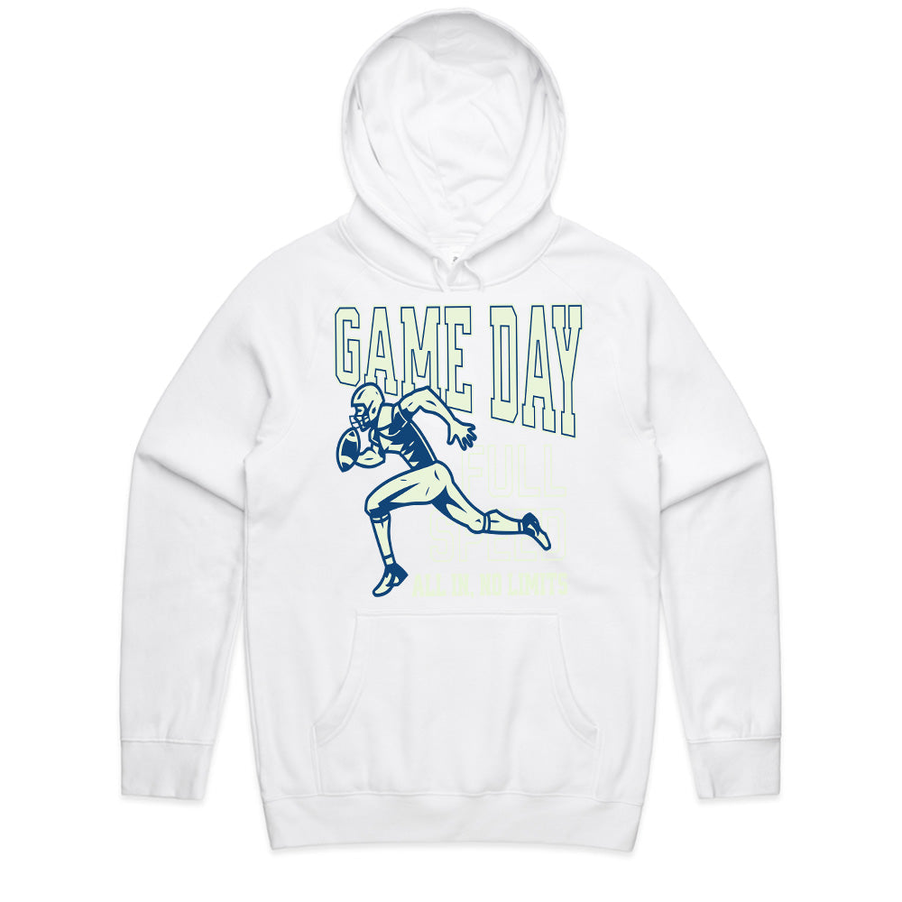 Game Day Full Speed" Football T-Shirt – All In, No Limits