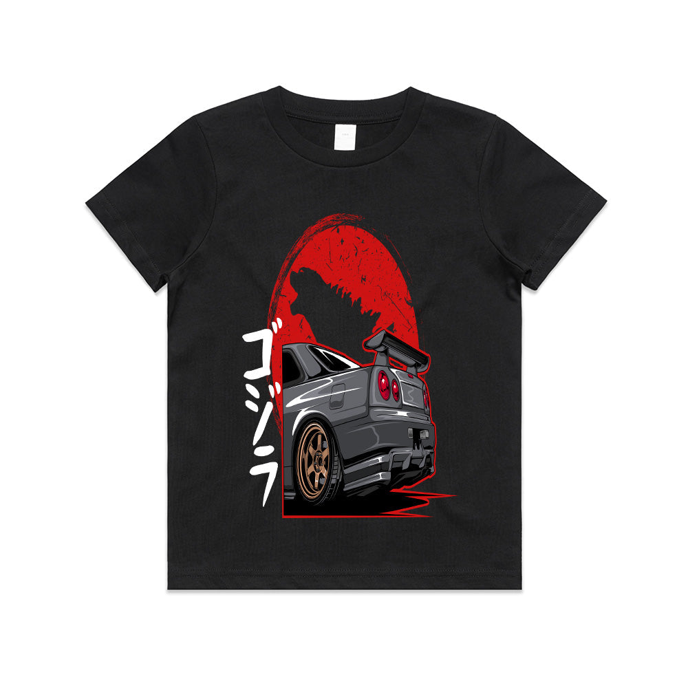 Godzilla R34 – JDM Legend Skyline T-Shirt
