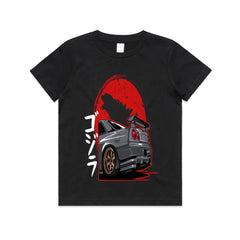 Godzilla R34 – JDM Legend Skyline T-Shirt