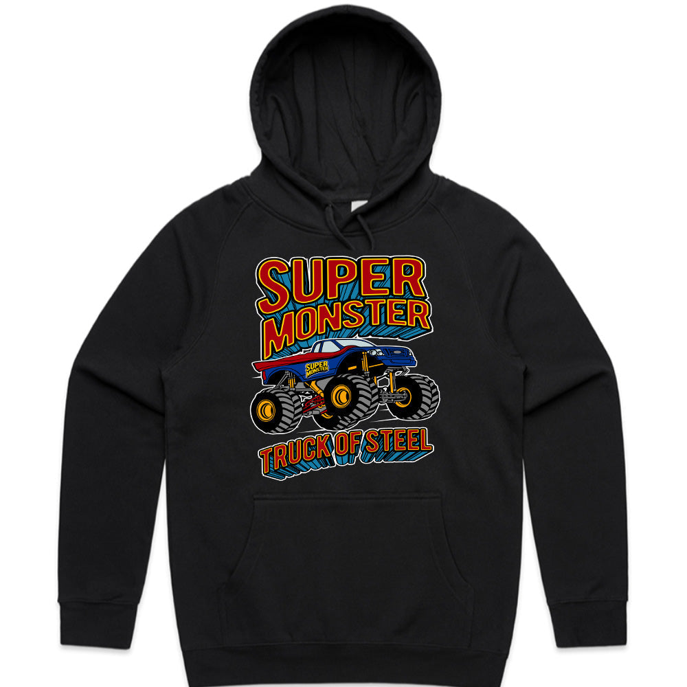 Super Monster Truck of Steel T-Shirt – Big Wheels, Big Thrills!