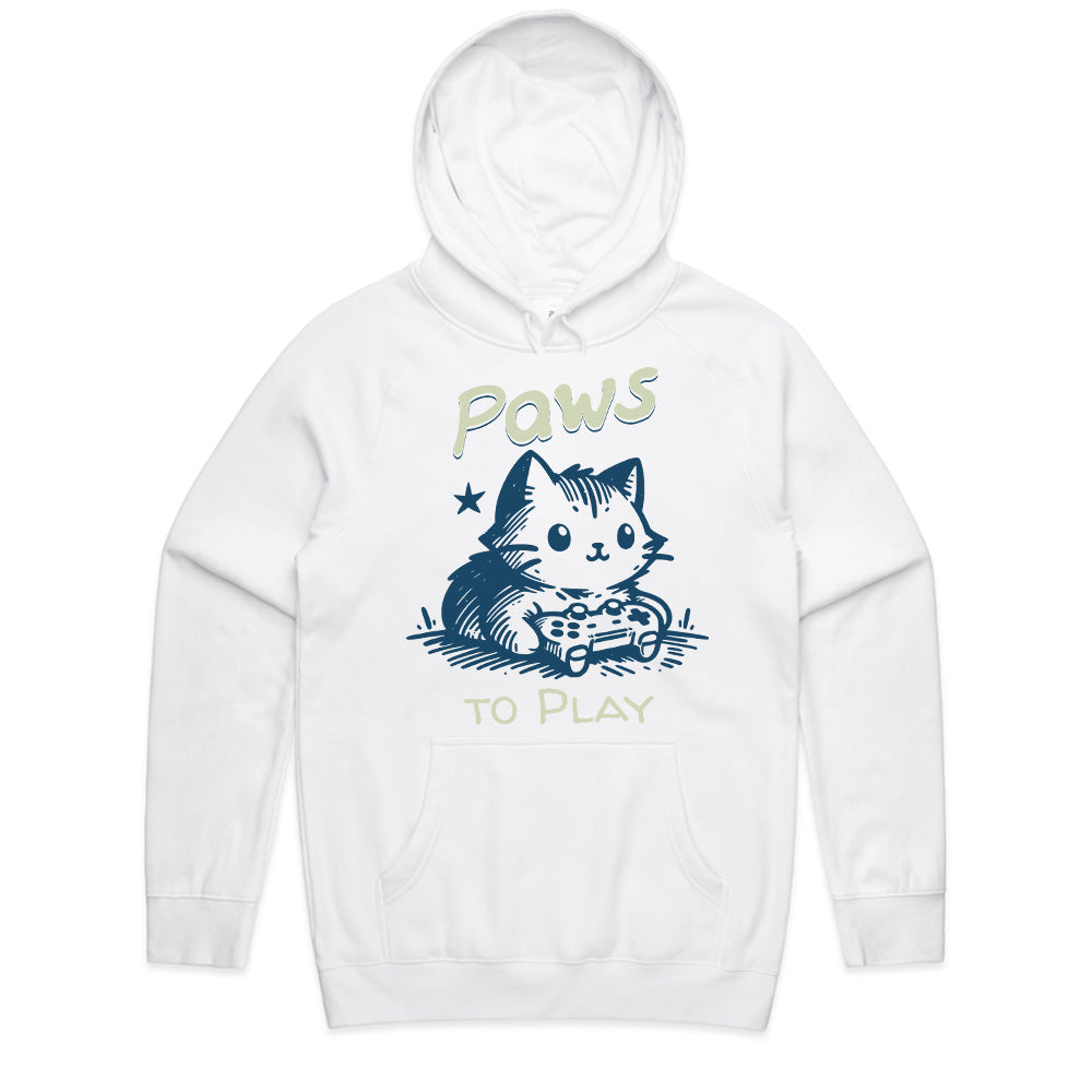Paws to Play" Cute Gamer Cat T-Shirt – Perfect for Cat & Gaming Lovers