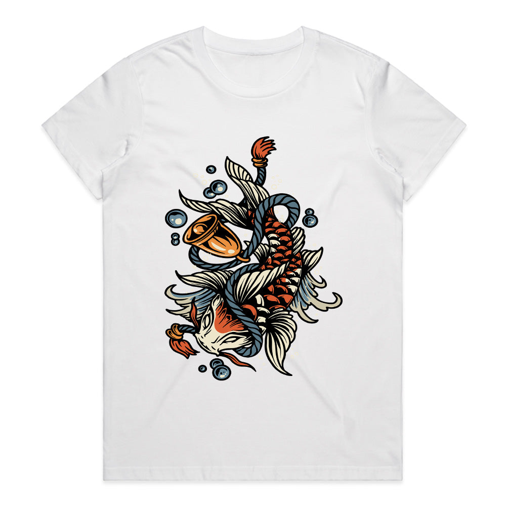 Koi Spirit: Flow of Balance Streetwear Tee
