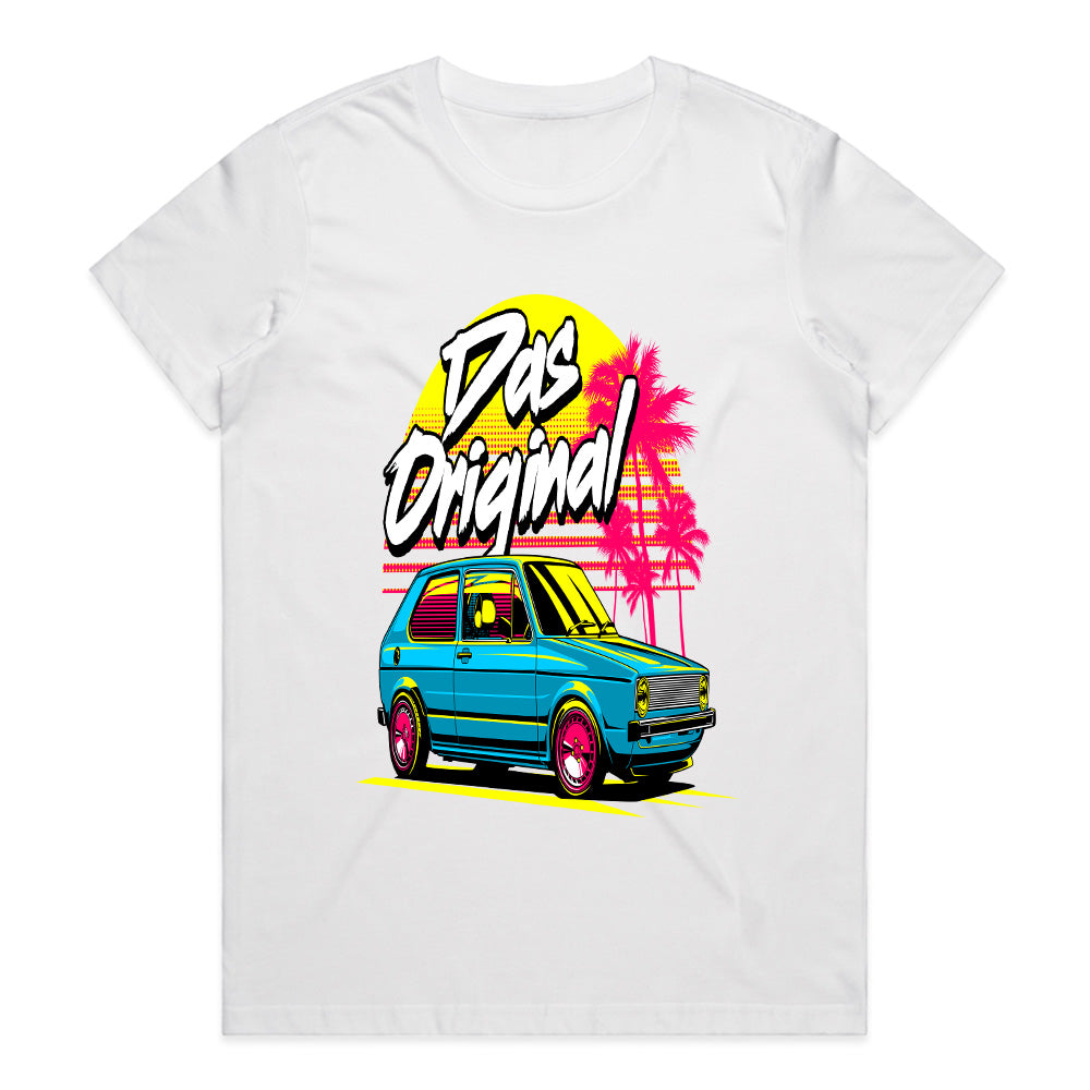Das Original Retro VW T-Shirt — Neon MK1 Vibes Edition