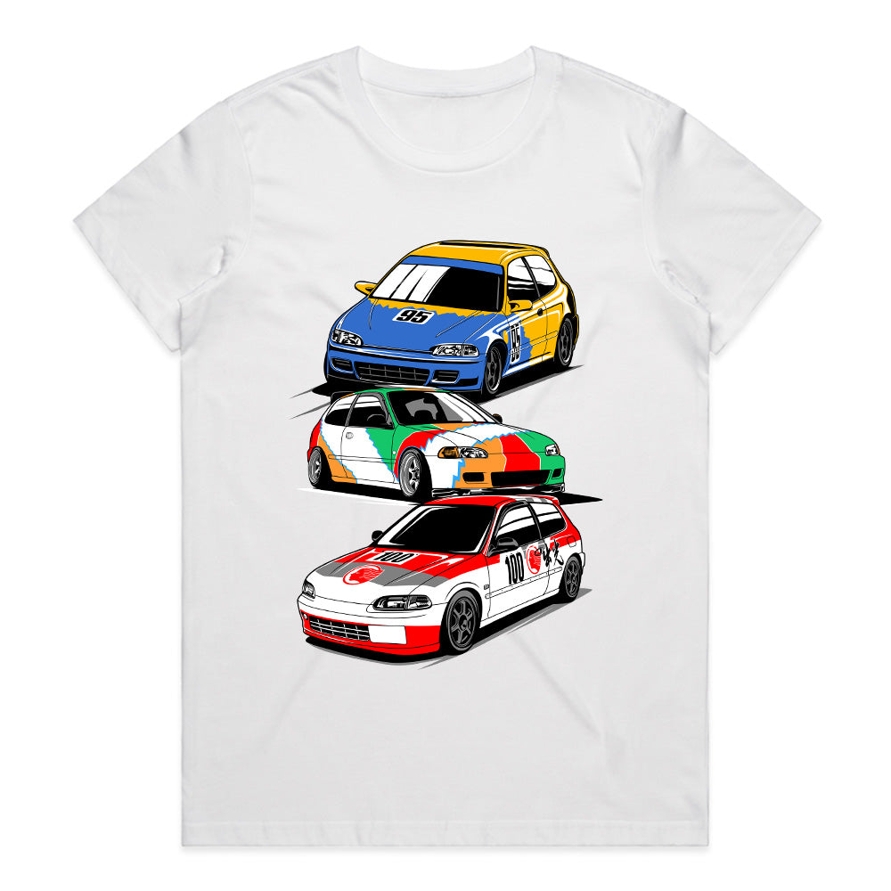 Civic EG6 Livery Legends T-Shirt — JDM Race Edition
