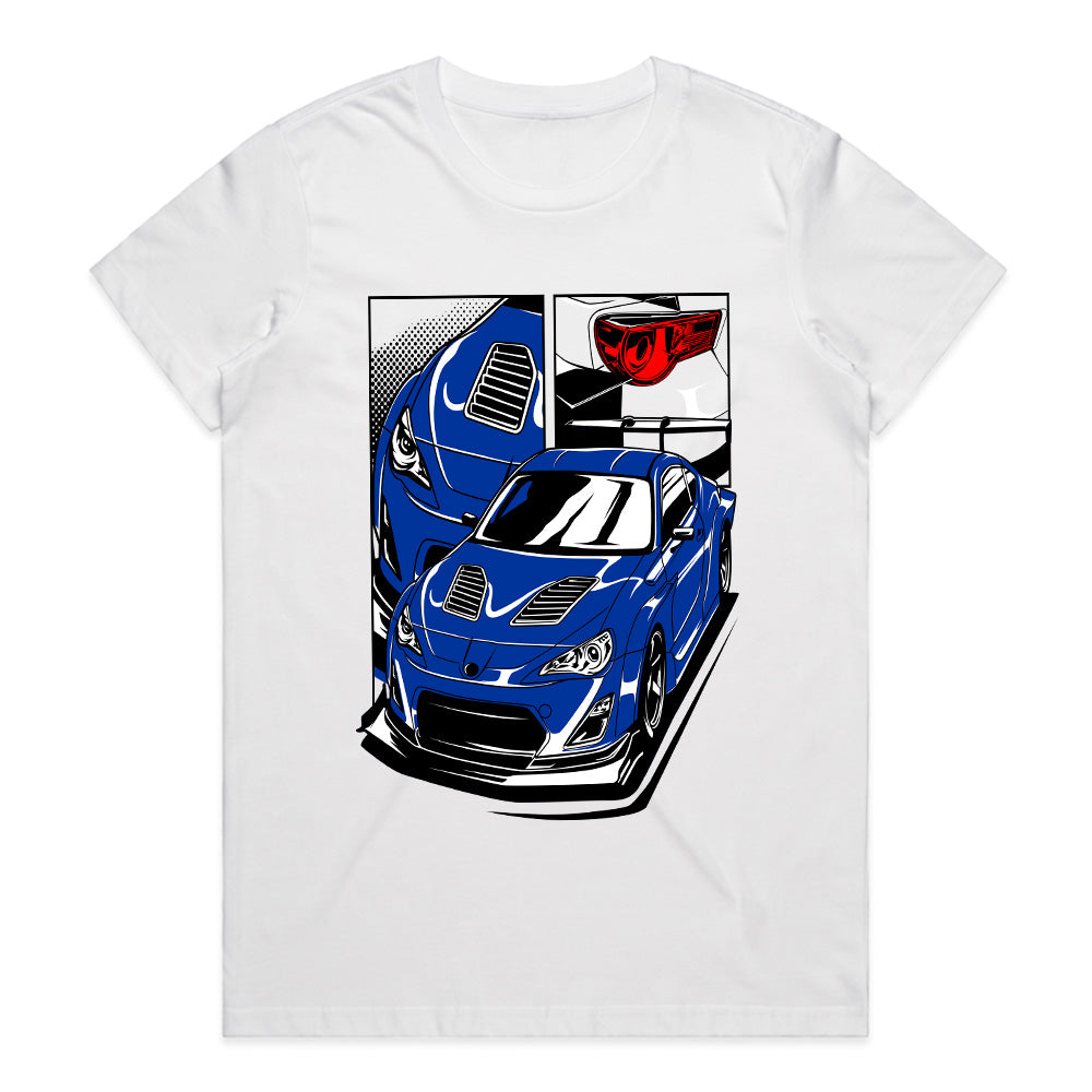 BRZ / 86 Street King T-Shirt — Blue Beast Edition