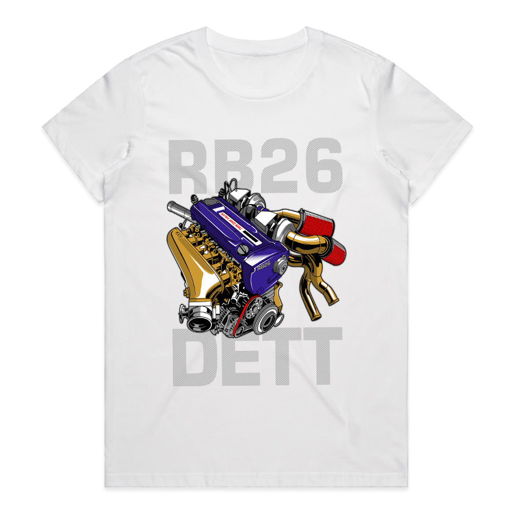 RB26DETT Powerhouse — JDM Skyline Engine Legend T-Shirt