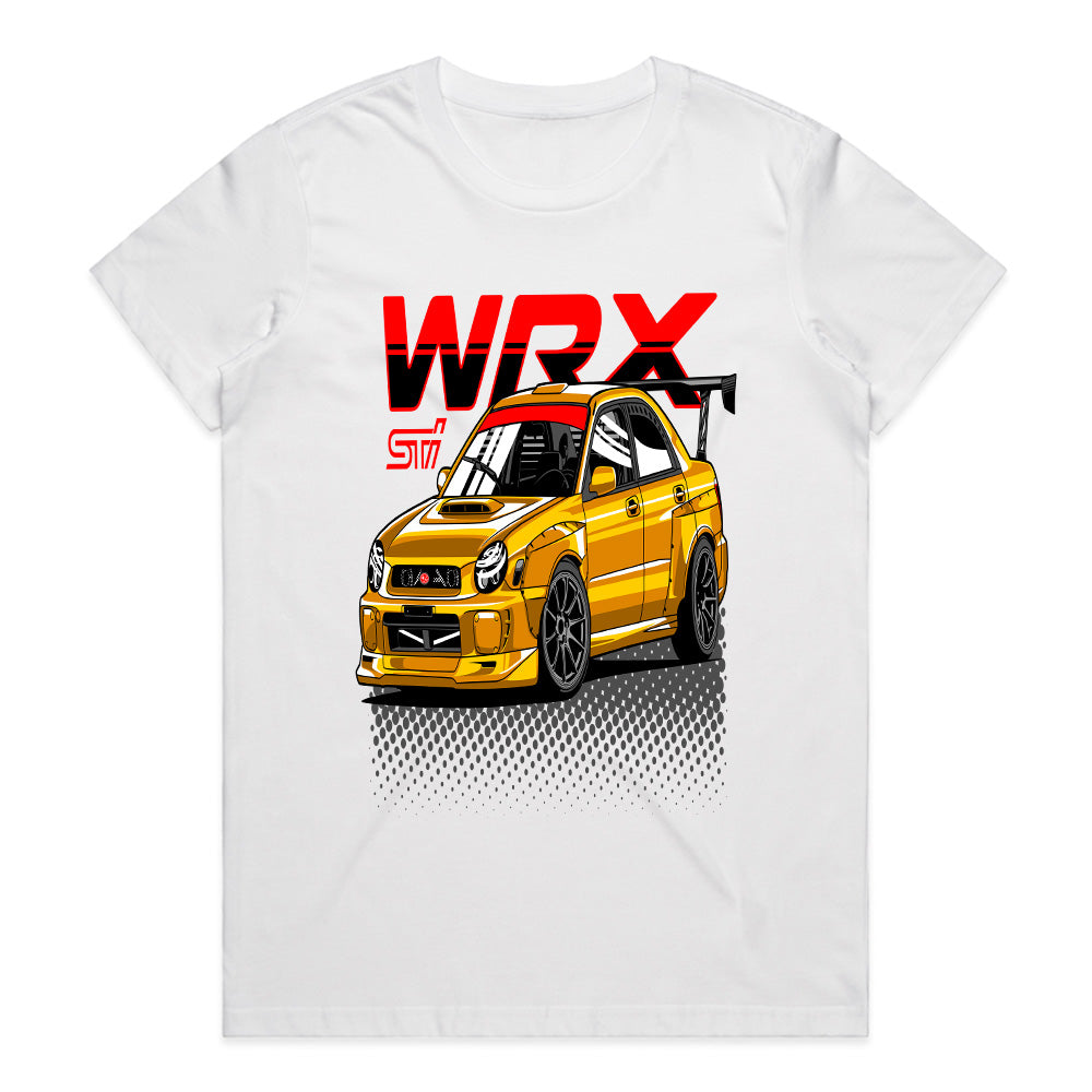 WRX STI Golden Beast – JDM Rally King T-Shirt