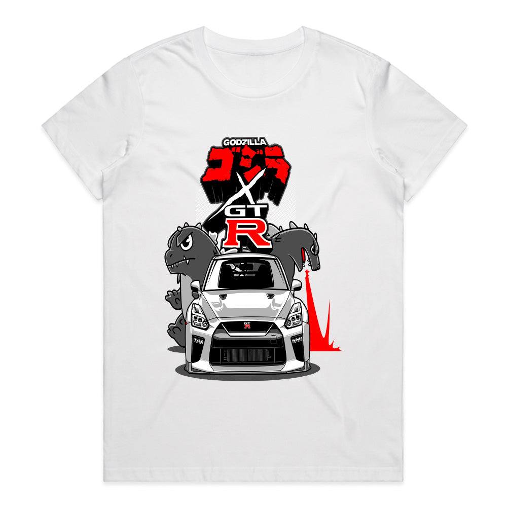 Godzilla x GT-R – JDM Monster Power T-Shirt