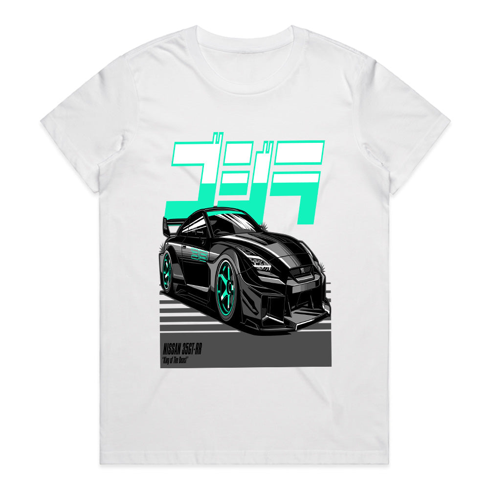 Godzilla R35-RR – King of the Beast JDM T-Shirt