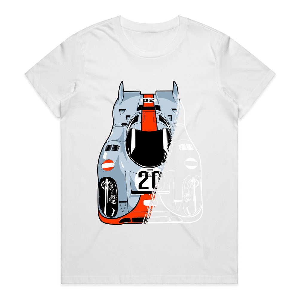 Vintage Le Mans Racer – Gulf 917 Racing Heritage T-Shirt