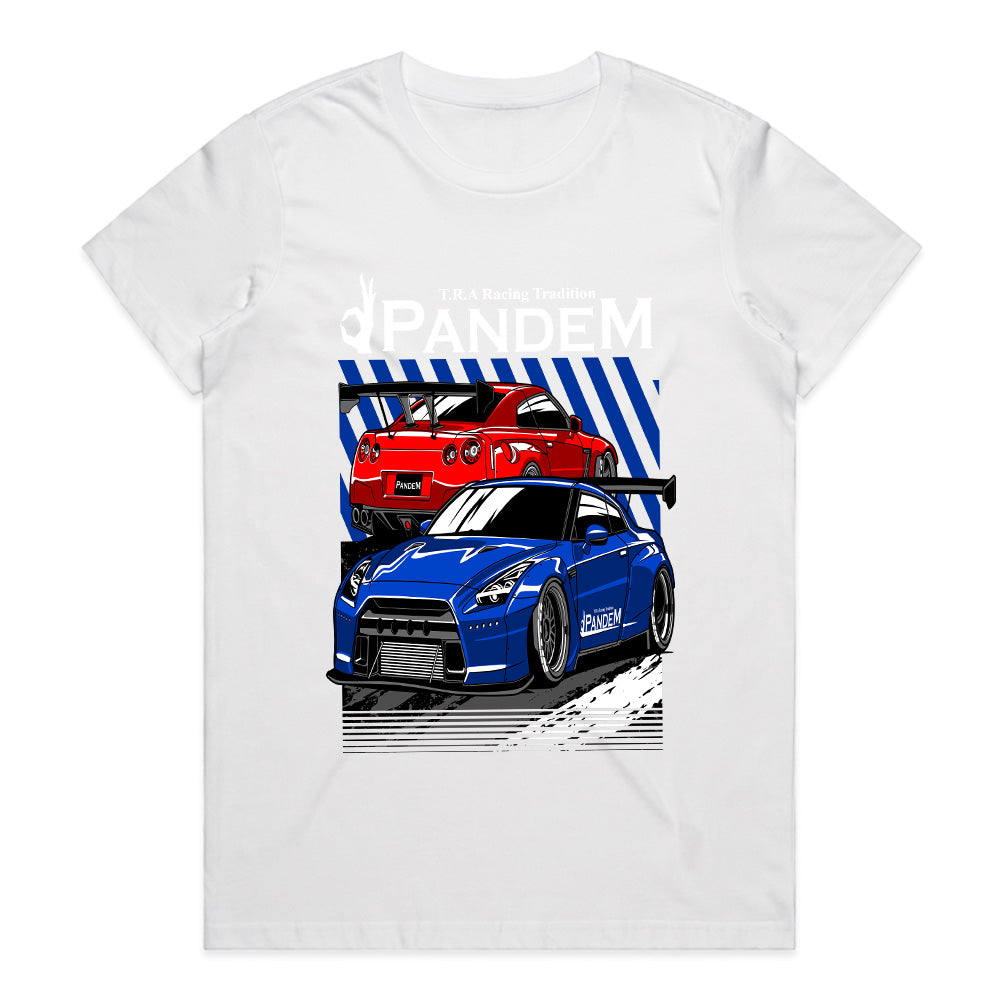 Pandem Widebody GTR Duo – JDM Street Kings Racing T-Shirt
