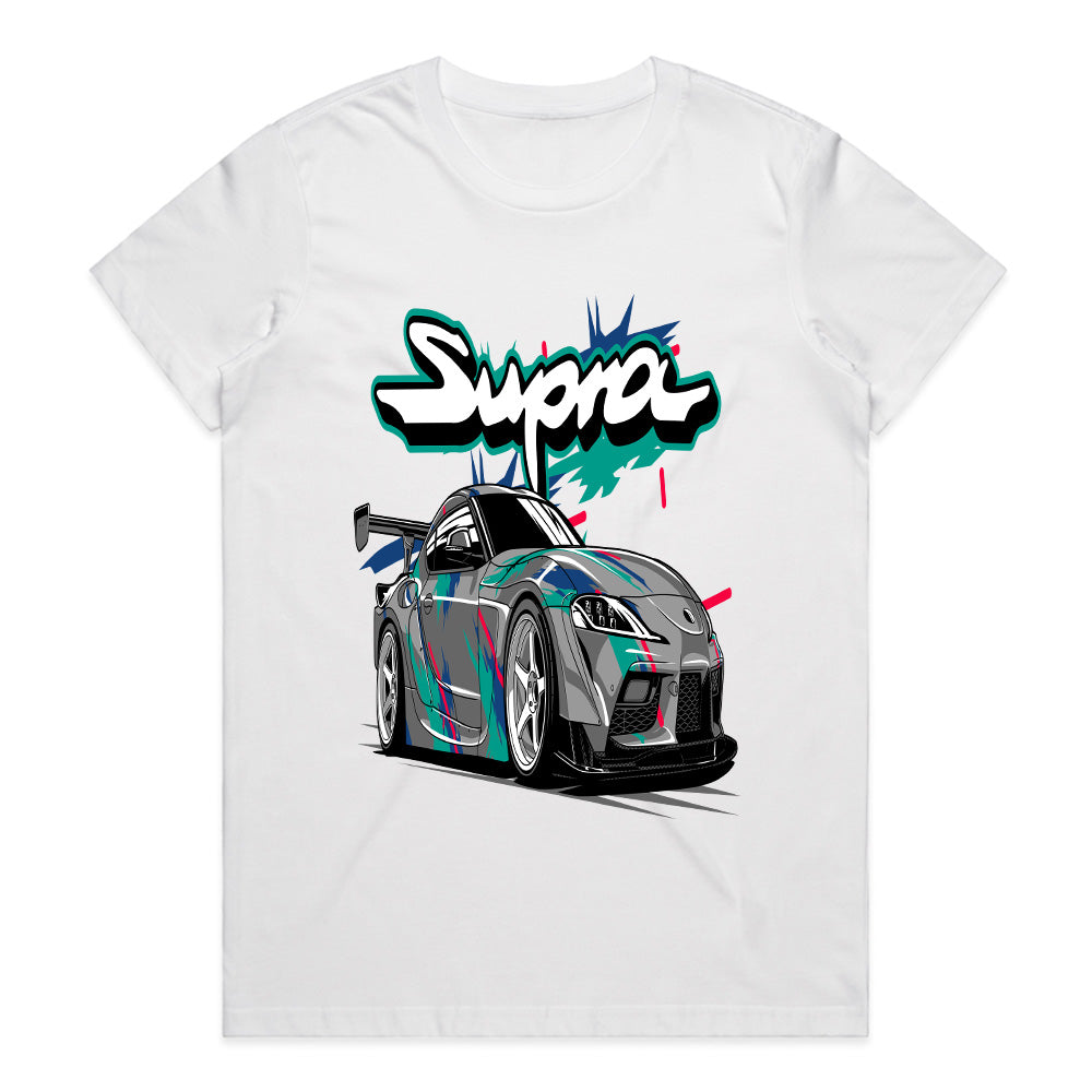 Toyota Supra A90 Neon Drift T-Shirt – JDM Legend Street Style Tee