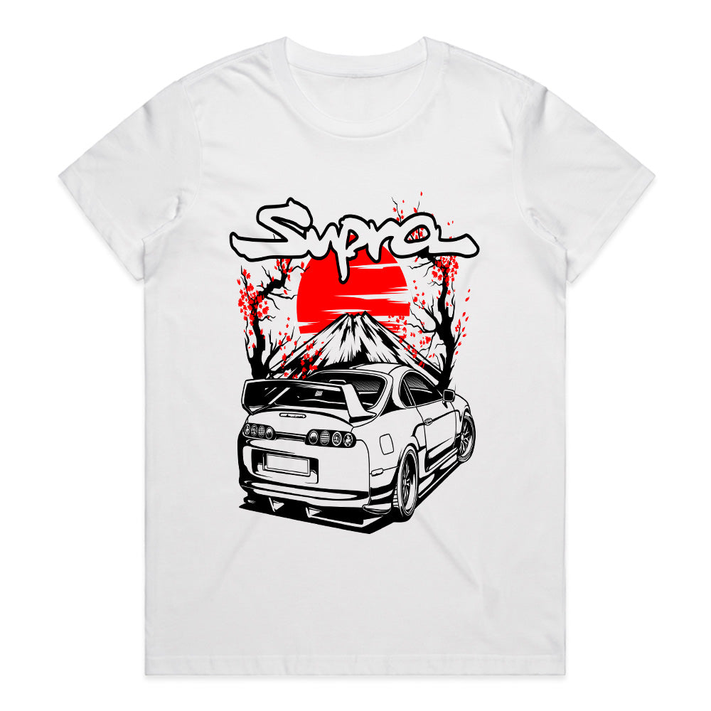 Supra Mt. Fuji Sunset T-Shirt – JDM Turbo Legend Tee