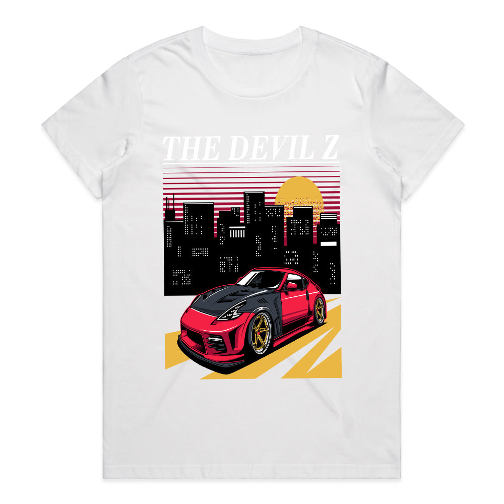 The Devil Z Night Racer T-Shirt – Street Racing Legend Tee