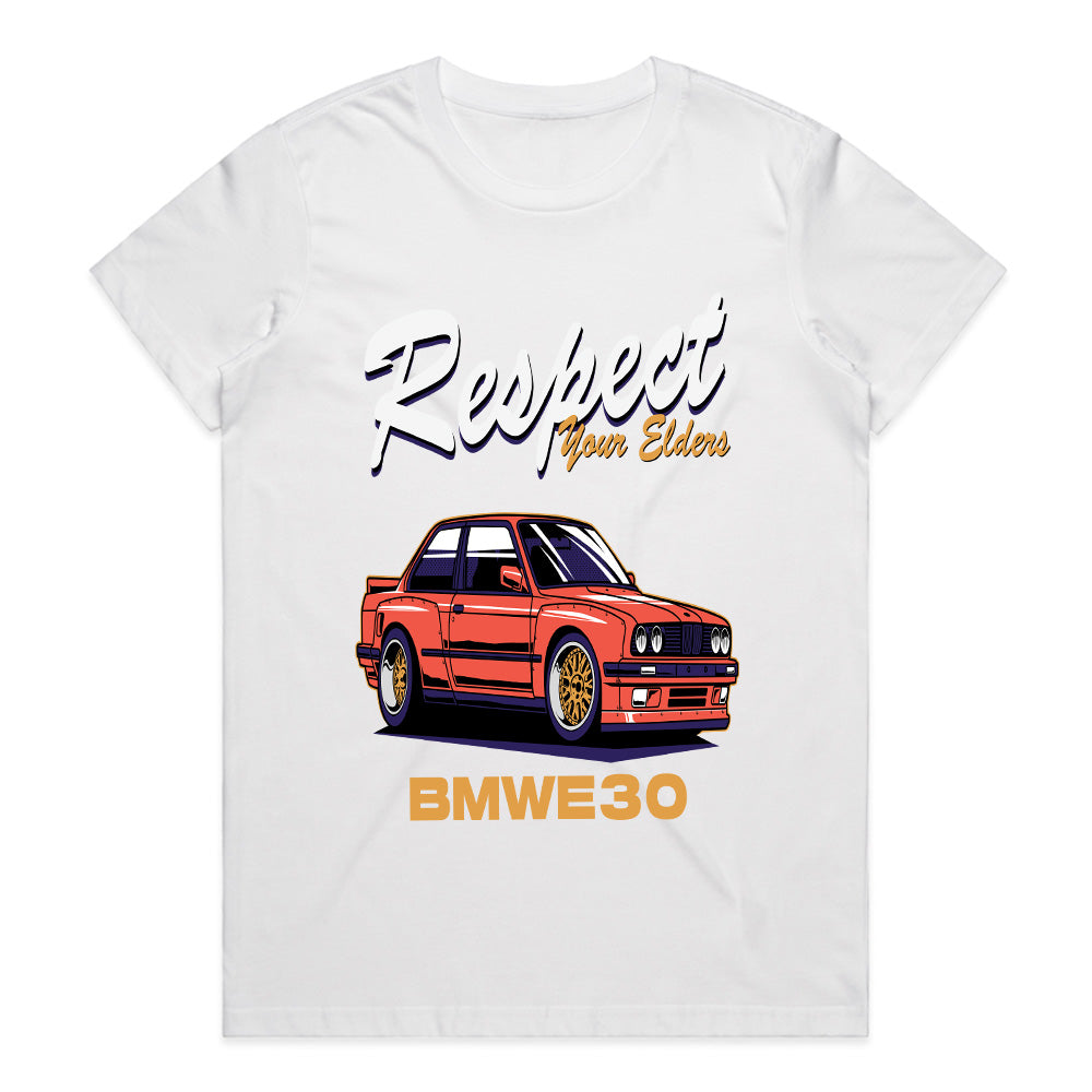 BMW E30 Respect Your Elders T-Shirt
