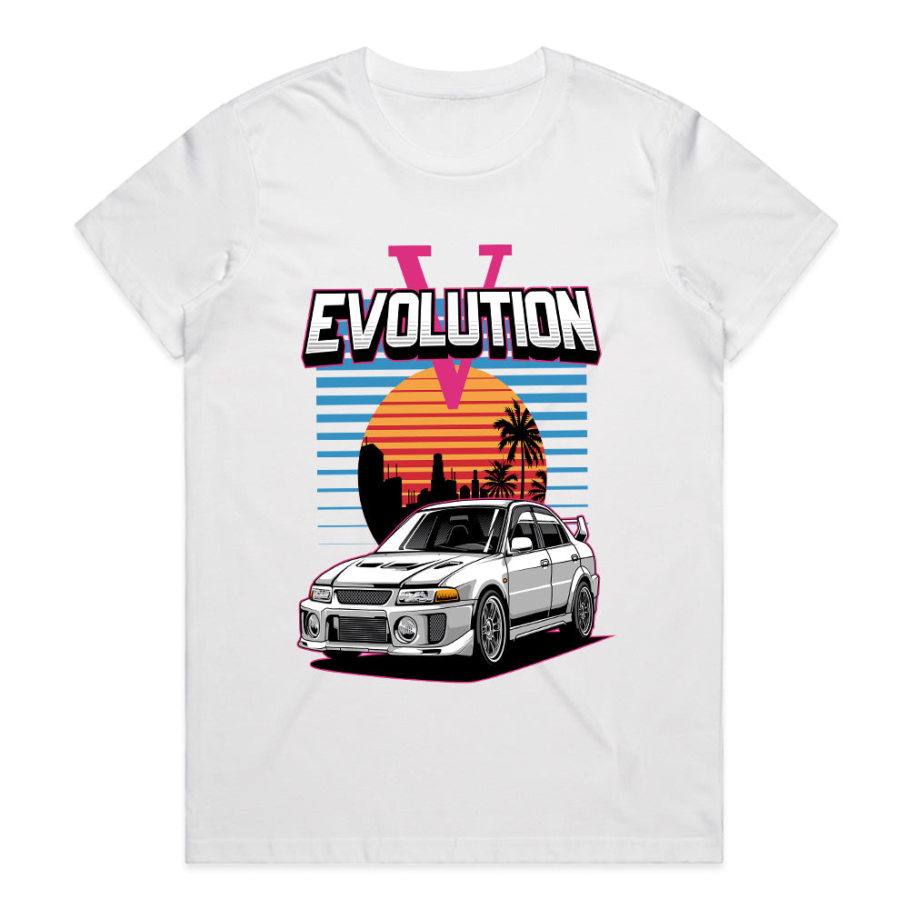 Evolution V JDM Retro Sunset T-Shirt